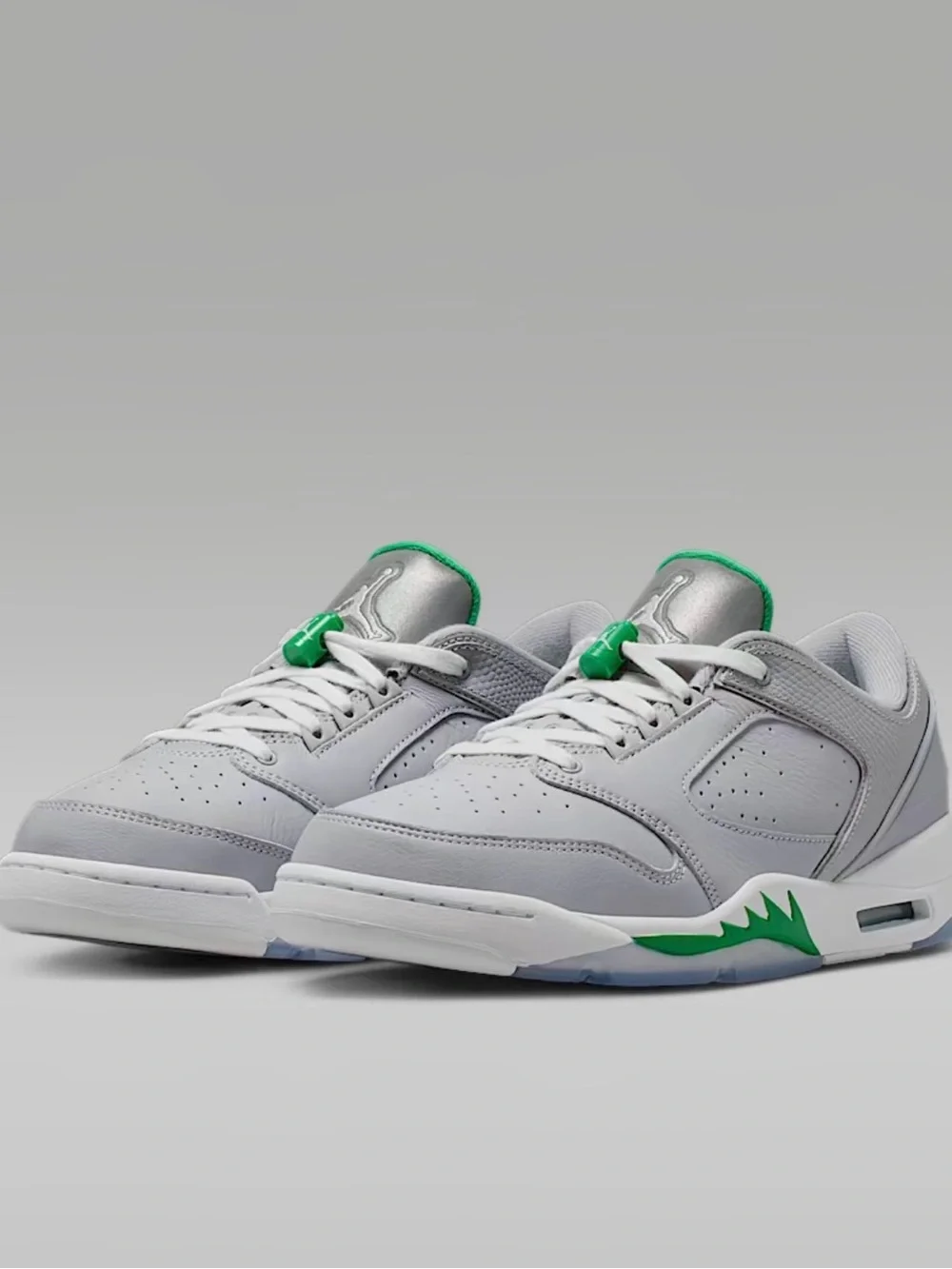 Men's Jordan Sixty Plus Sneakers BRAND NEW IN BOX in Light Gray with Green